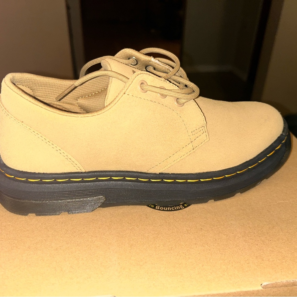 Brand new tan doc marten